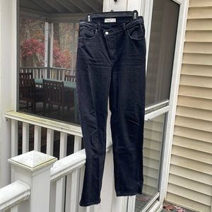 Abercrombie & Fitch Women's 90s Ultra High Rise Straight Jeans